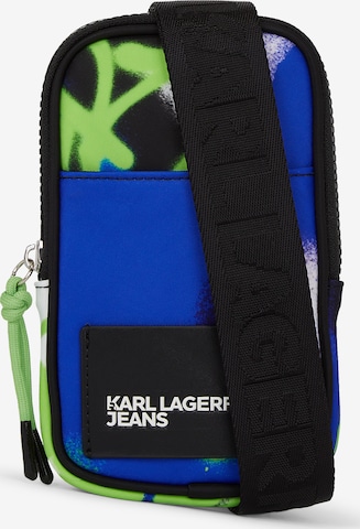 KARL LAGERFELD JEANS - Bolsa de cintura em verde: frente
