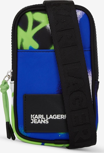 KARL LAGERFELD JEANS Bolsa de cintura em azul / verde / preto, Vista do produto