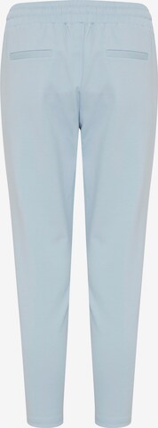 Coupe slim Pantalon 'KATE' ICHI en bleu