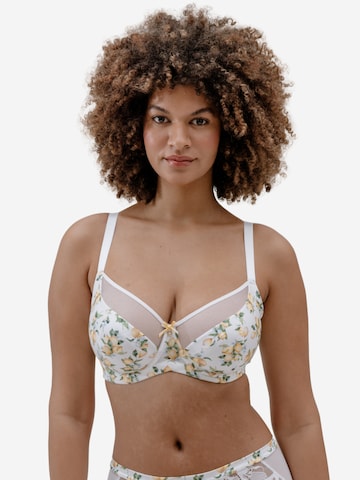 SugarShape Minimizer Biustonosz 'GRACY' w kolorze biały: przód