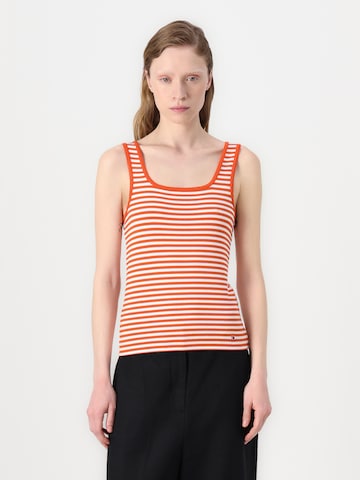 Top de la TOMMY HILFIGER pe bej: față