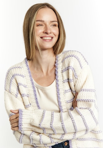 Cardigan DreiMaster Maritim en beige