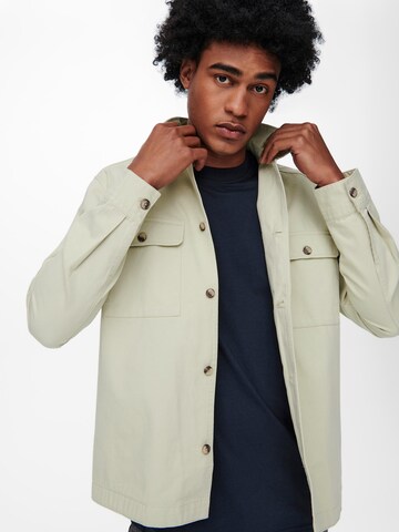 Only & Sons Between-Season Jacket 'Ilvio' in Beige