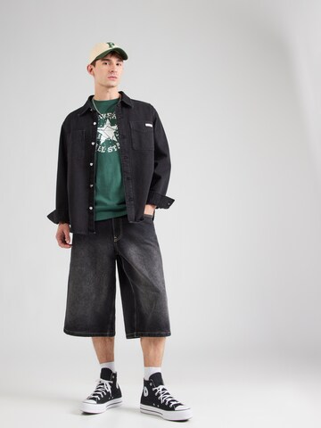 T-Shirt 'BROKEN GLASS' CONVERSE en vert
