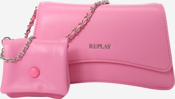 REPLAY Skuldertaske i pink