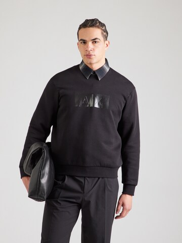Felpa di ARMANI EXCHANGE in nero: frontale