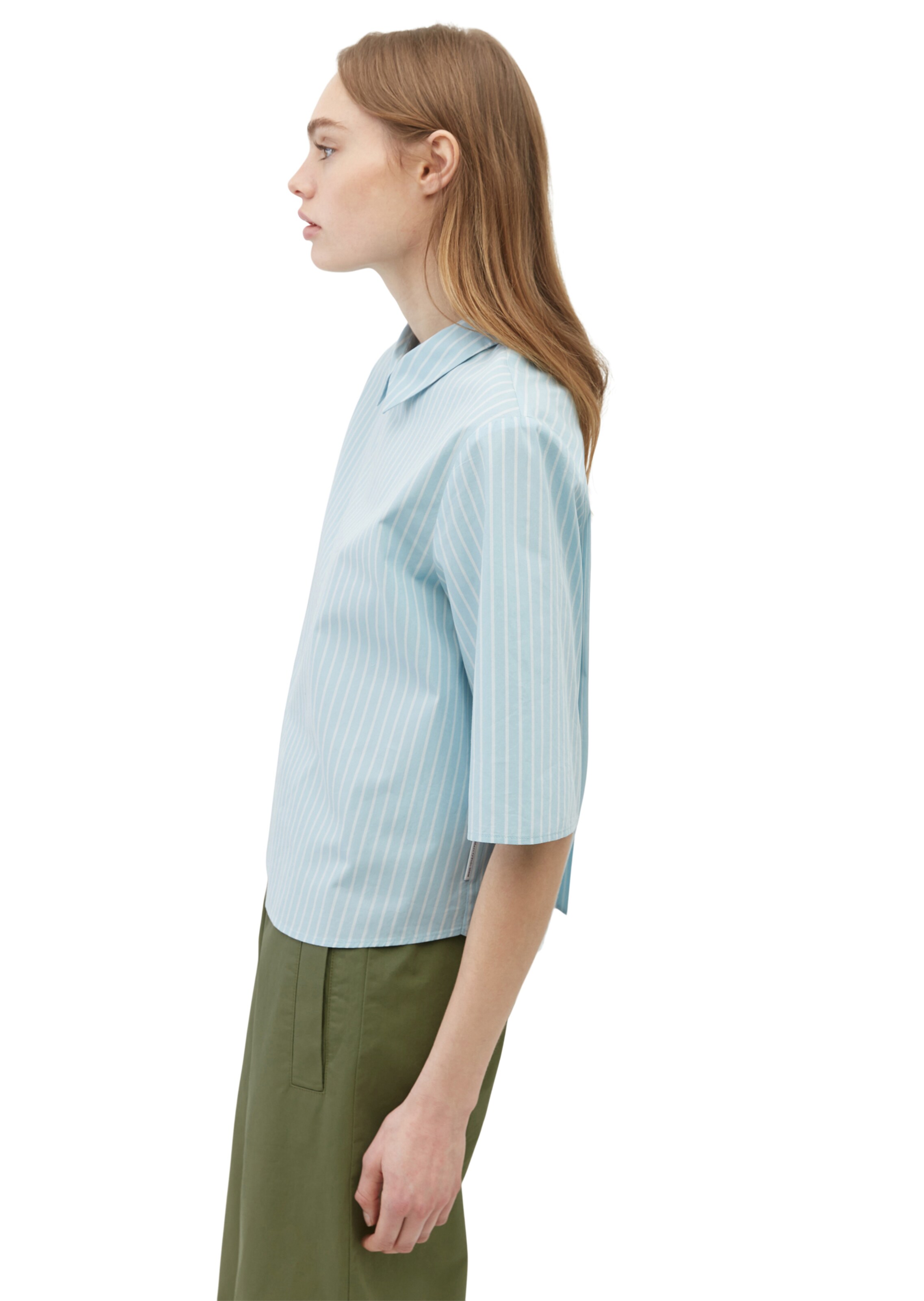 Frauen Blusen & Tuniken Marc O'Polo DENIM Bluse in Blau - OR21618 Frauen Blusen & Tuniken Marc O'Polo DENIM Bluse in Blau - OR21618