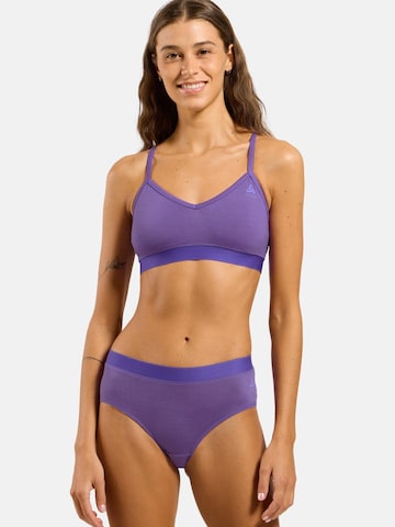 Classique Soutien-gorge de sport 'MERINO SOFT' ODLO en violet