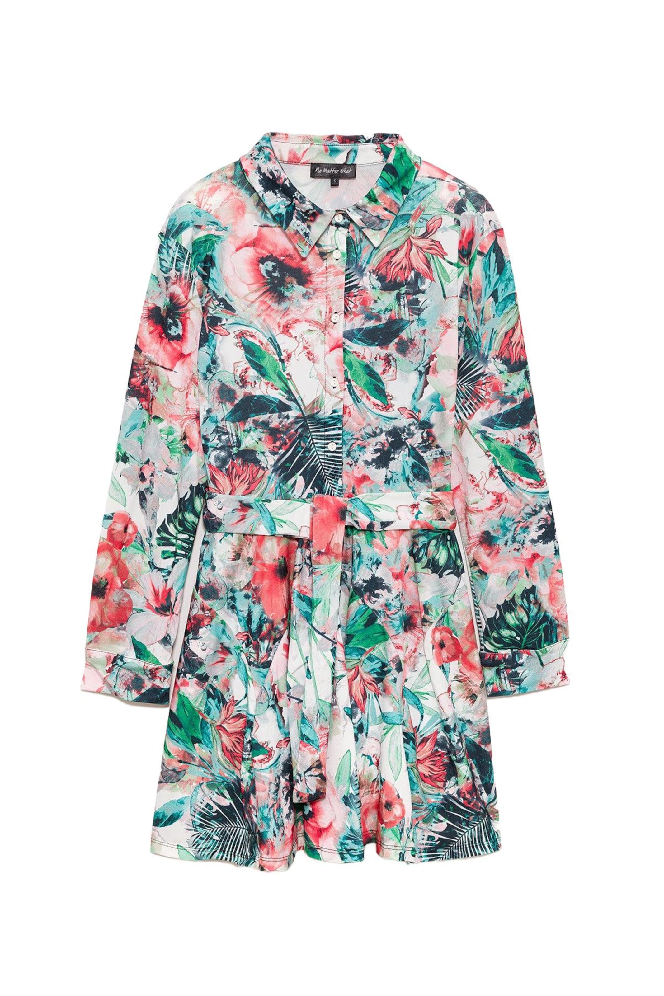 No Matter What Blousejurk in de kleur Smaragd / Donkergroen / Oudroze / Rood, Productweergave