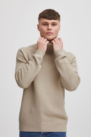 !Solid Sweater 'Clive' in Beige: front