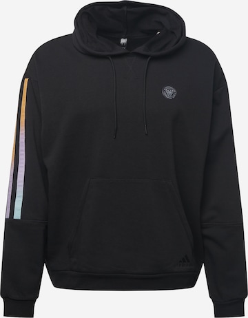 ADIDAS PERFORMANCE Sports sweatshirt in Black: front