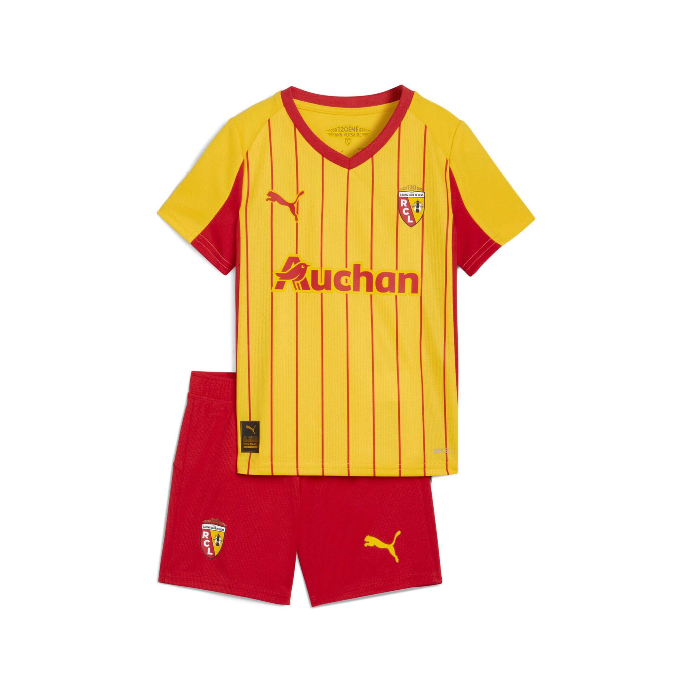 PUMA Trainingsanzug 'RC Lens 25/26' in Gelb: Vorderseite