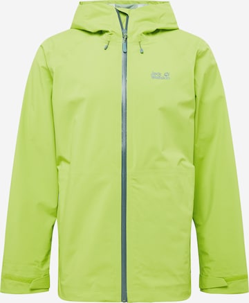 JACK WOLFSKIN Outdoorjas in Groen: voorkant