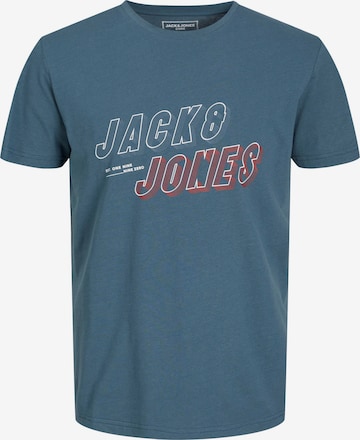T-Shirt 'FRIDAY' JACK & JONES en bleu : devant
