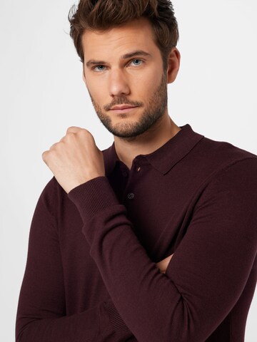 BURTON MENSWEAR LONDON Pullover in Rot