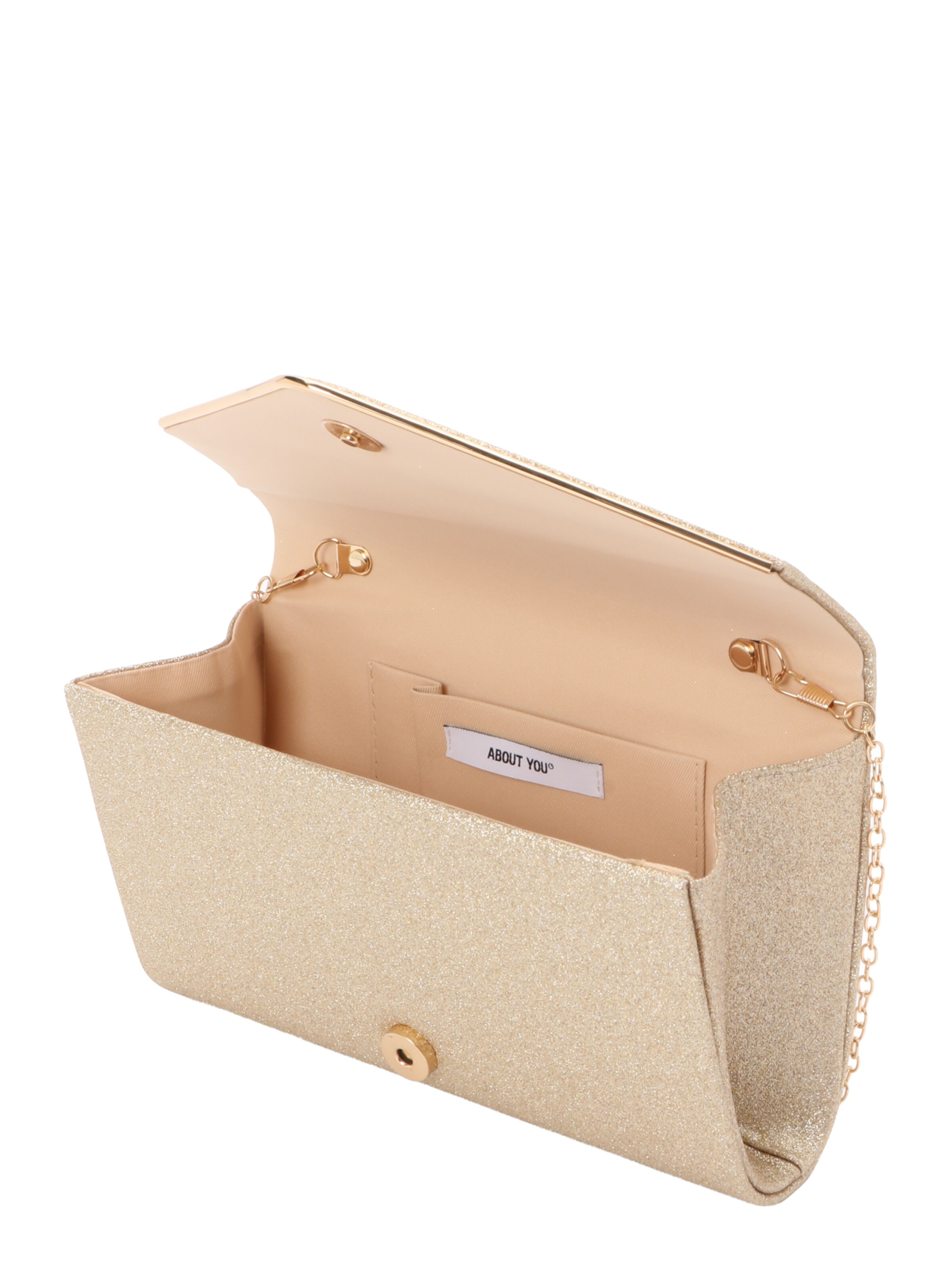 ABOUT YOU Clutch in Goud