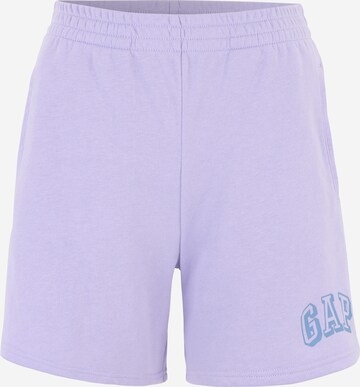 Gap Petite - Regular Calças em roxo: frente