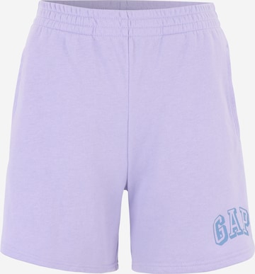 Gap Petite Normalny krój Spodnie w kolorze fioletowy: przód