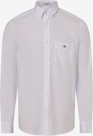 GANT Regular fit Button Up Shirt in Blue: front