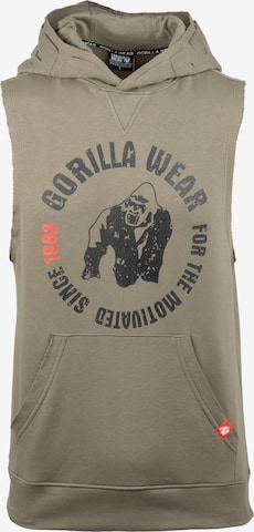 Felpa sportiva 'Marshall' di Gorilla Wear in marrone: frontale