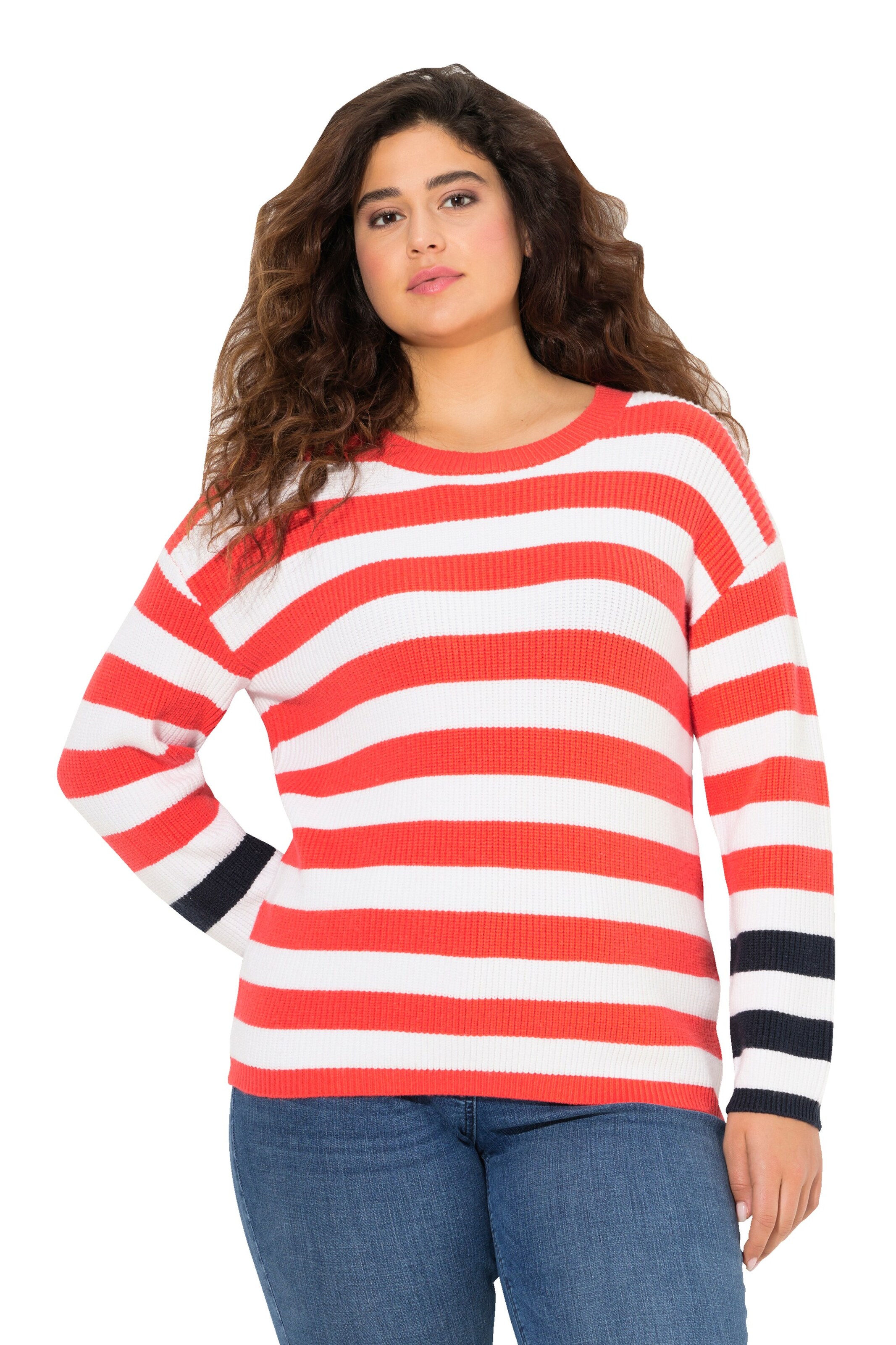 Ulla Popken Trui in Rood: voorkant