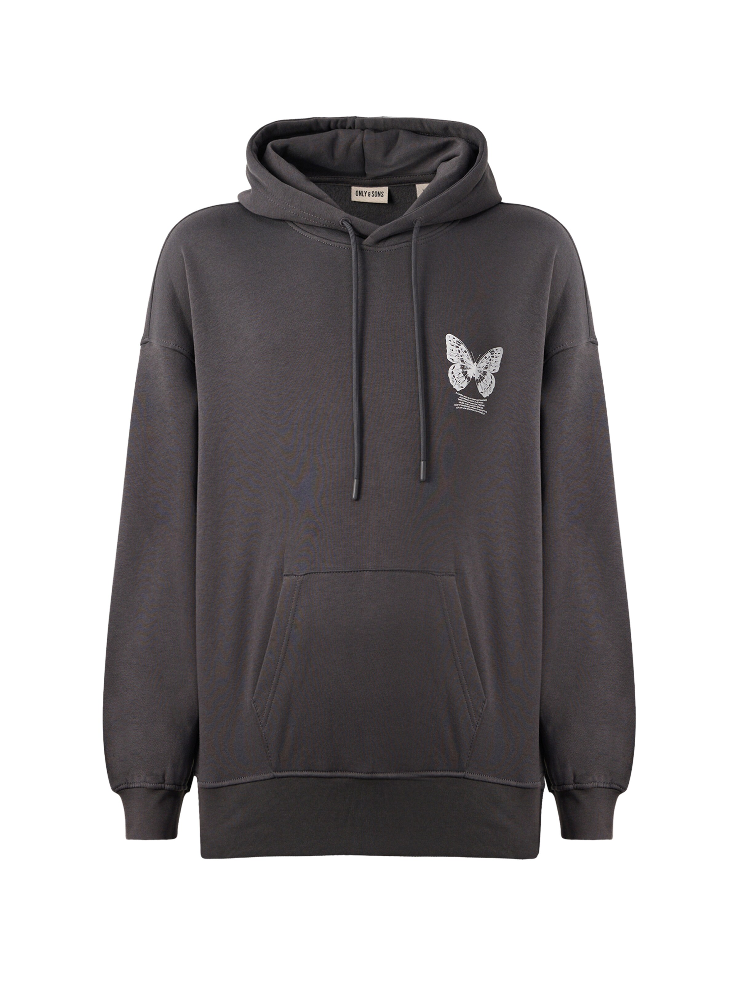 Only & Sons Sweatshirt 'ONSDRIP' in Grau: Vorderseite