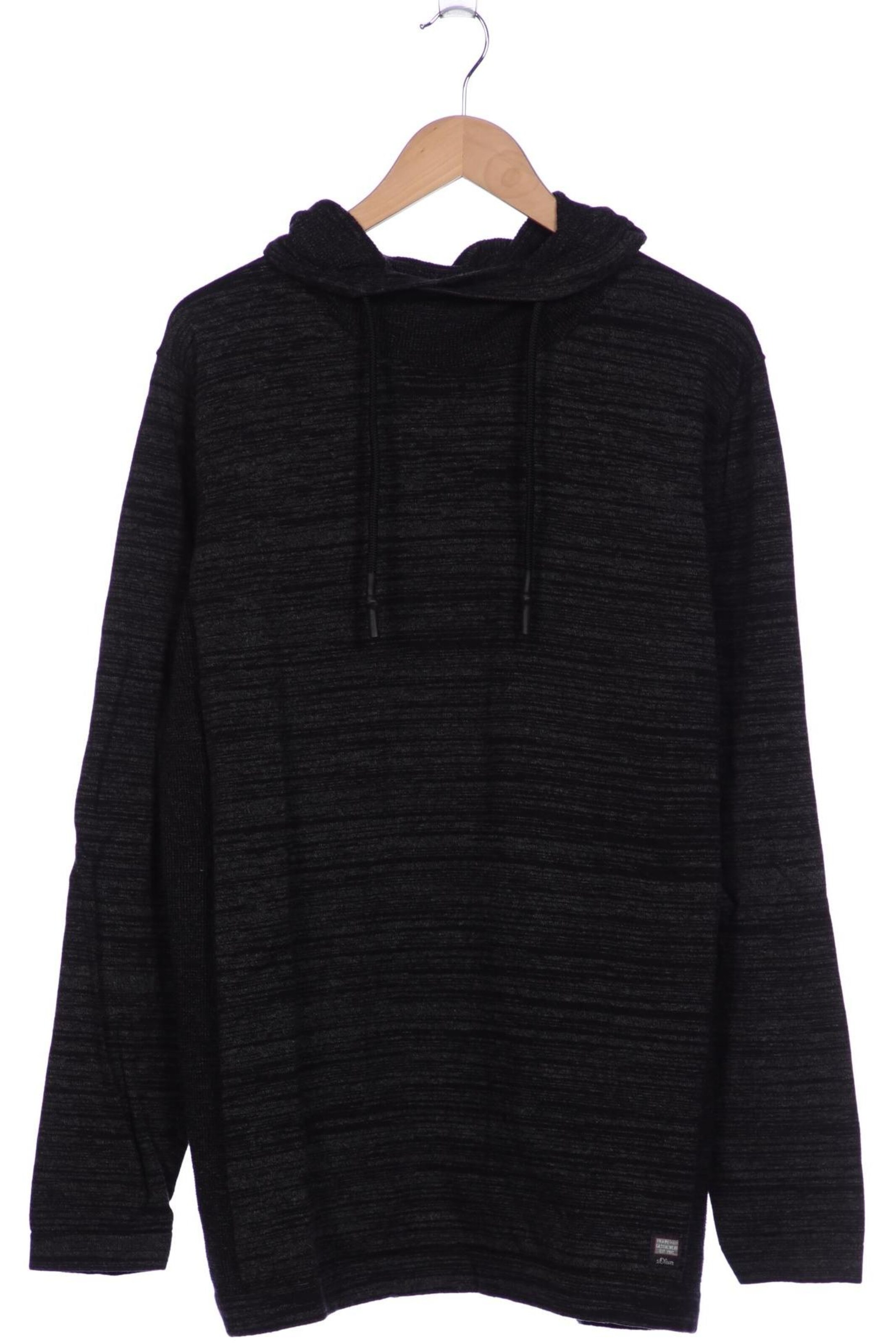 s.Oliver Sweater XXL in Schwarz: Vorderseite