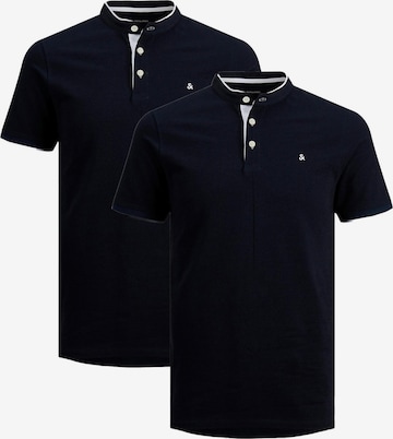 JACK & JONES Shirt 'Paulos Mao' in Blue: front
