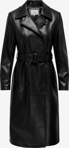 JDY Between-Seasons Coat 'VICOS' in Black: front