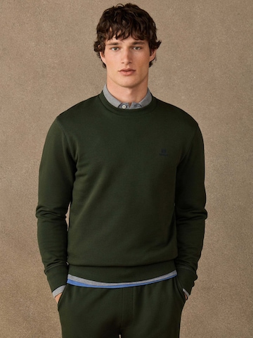 Hackett London Sweatshirt in Green: front