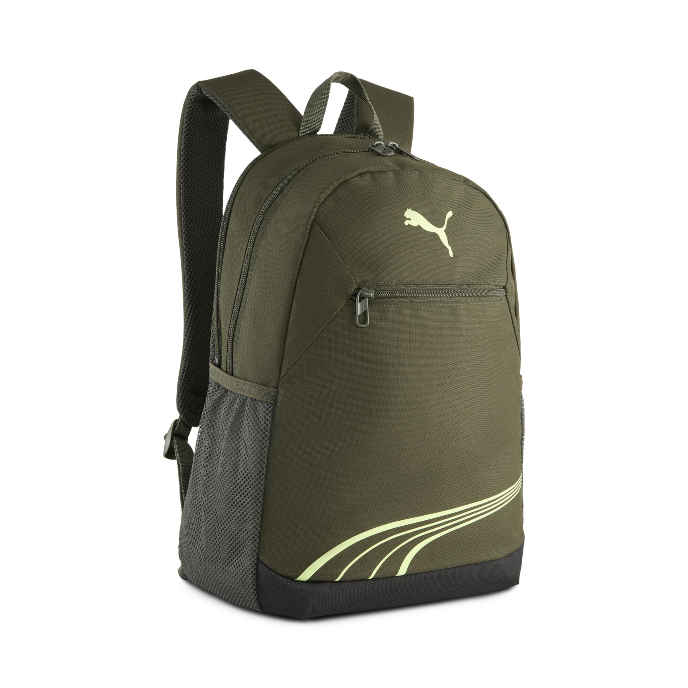 PUMA Backpack 'Funtal' in Green: front