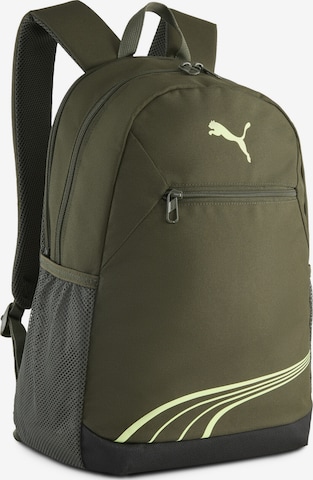 PUMA Backpack 'Funtal' in Green: front