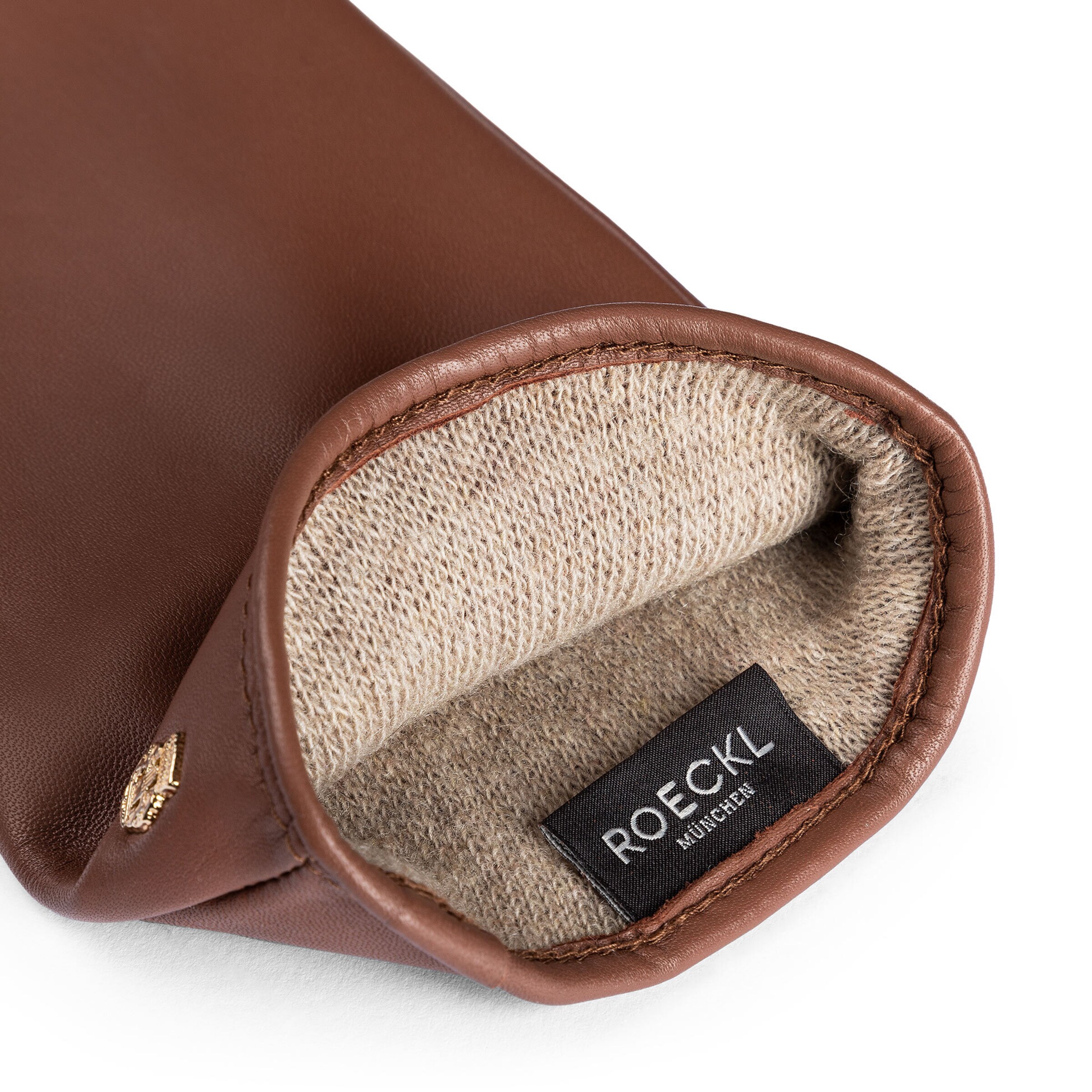 Roeckl Fingervantar 'HAMBURG' i brun