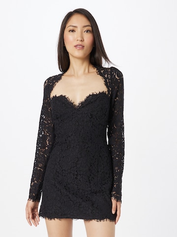 Rochie de cocktail 'AURORA' de la Bardot pe negru: față