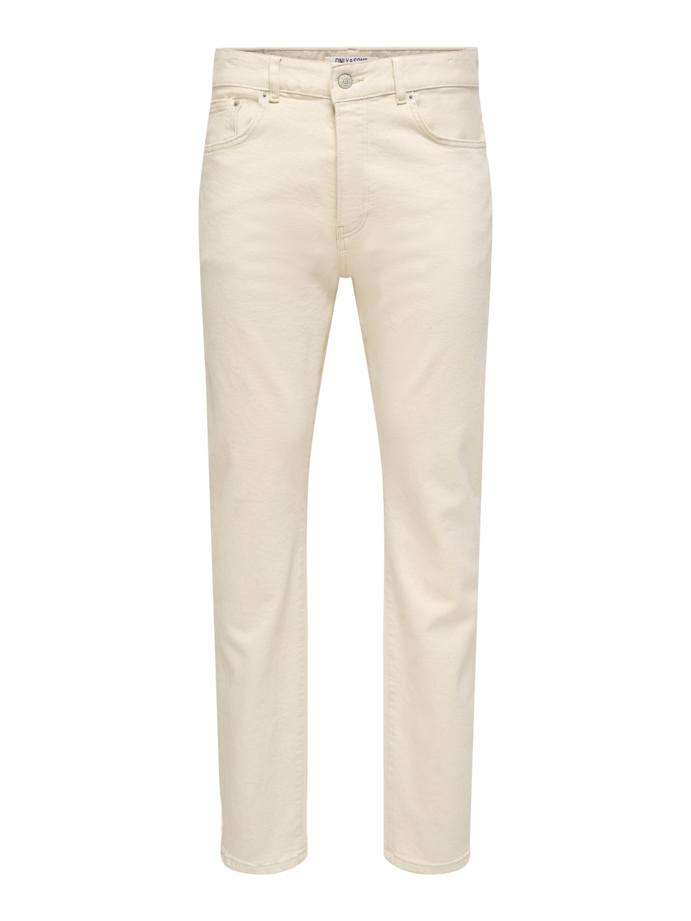 Only & Sons regular Jeans 'ONSYOKE' i beige: forside