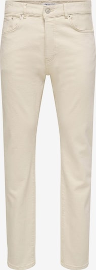 Only & Sons Jean 'ONSYOKE' en crème, Vue avec produit