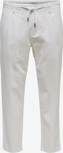 Only & Sons Pleat-Front Pants in White, Item view