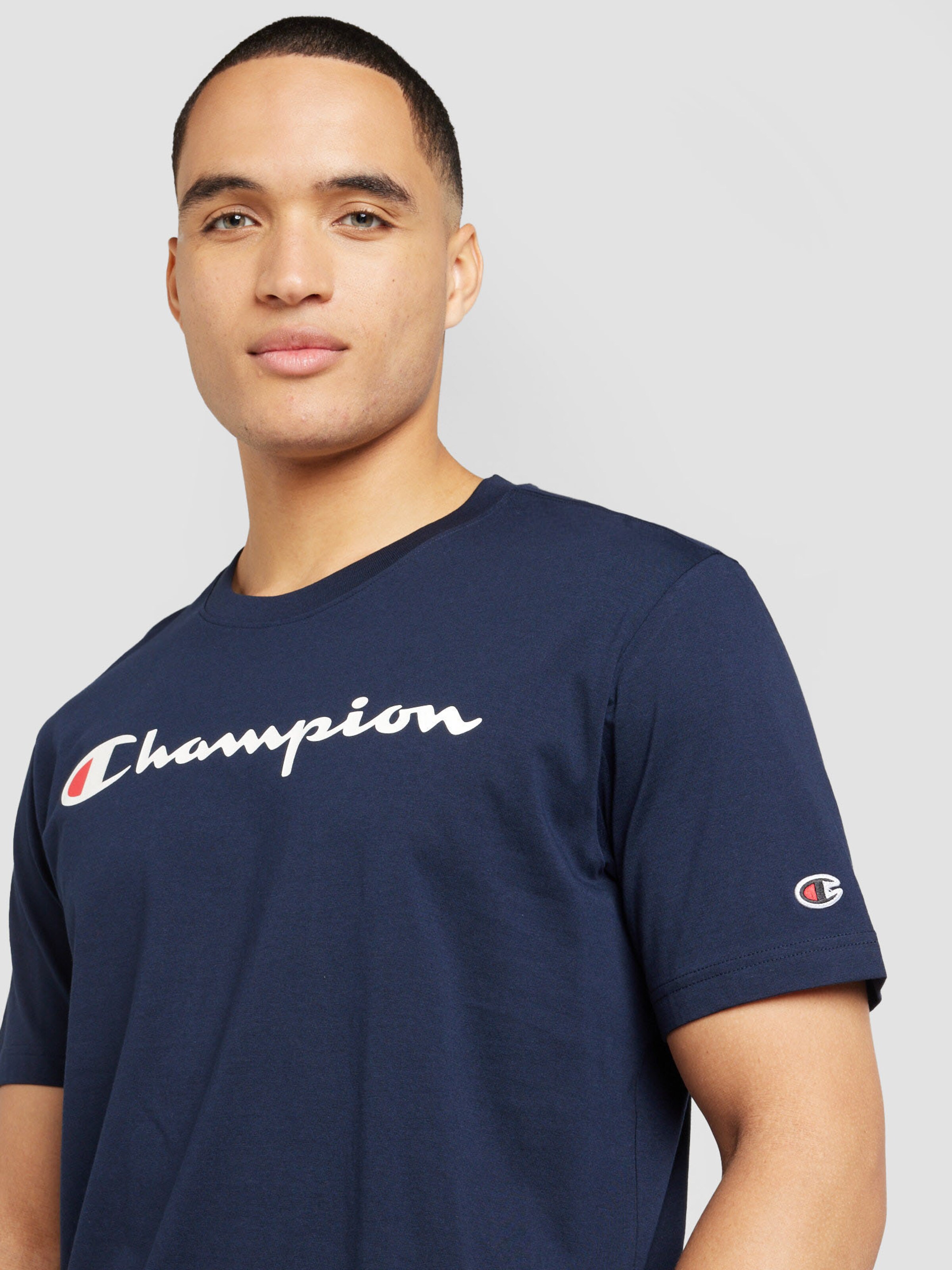T shirt champion bleu marine hot sale