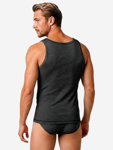 ESGE Undershirt 'Feinripp Ringel' in Black