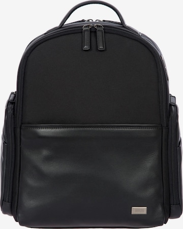 Bric's Rucksack 'Monza' in Schwarz: Vorderseite