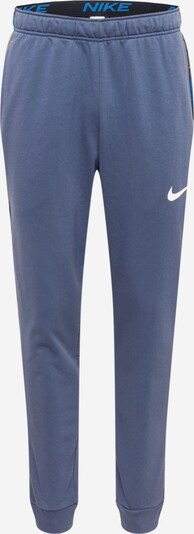 Pantaloni sport NIKE pe albastru / bleumarin / albastru porumbel / kaki / alb, Vizualizare produs
