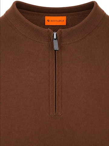 T-Shirt Suitable en marron