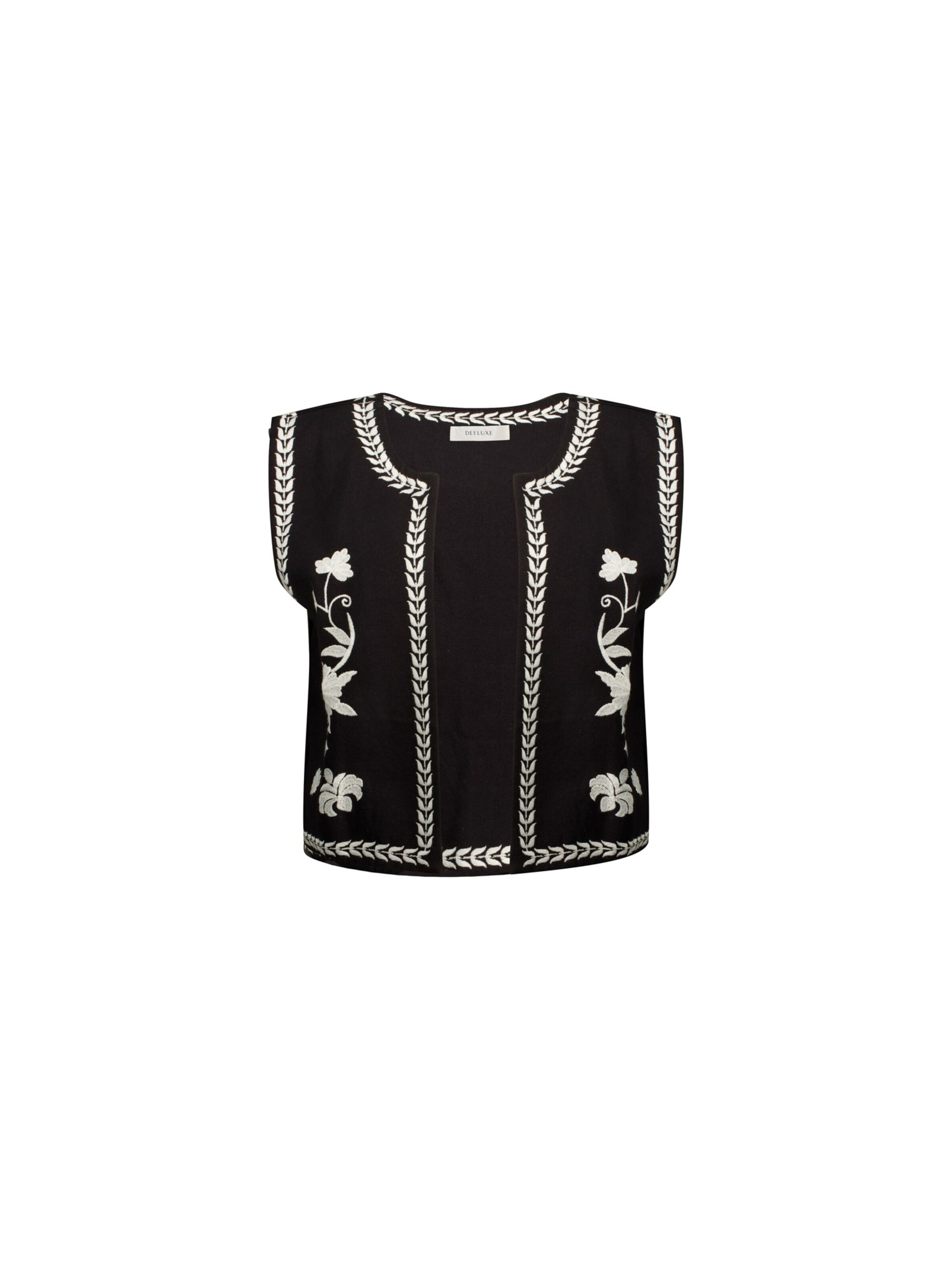 Gilet Deeluxe en noir : devant