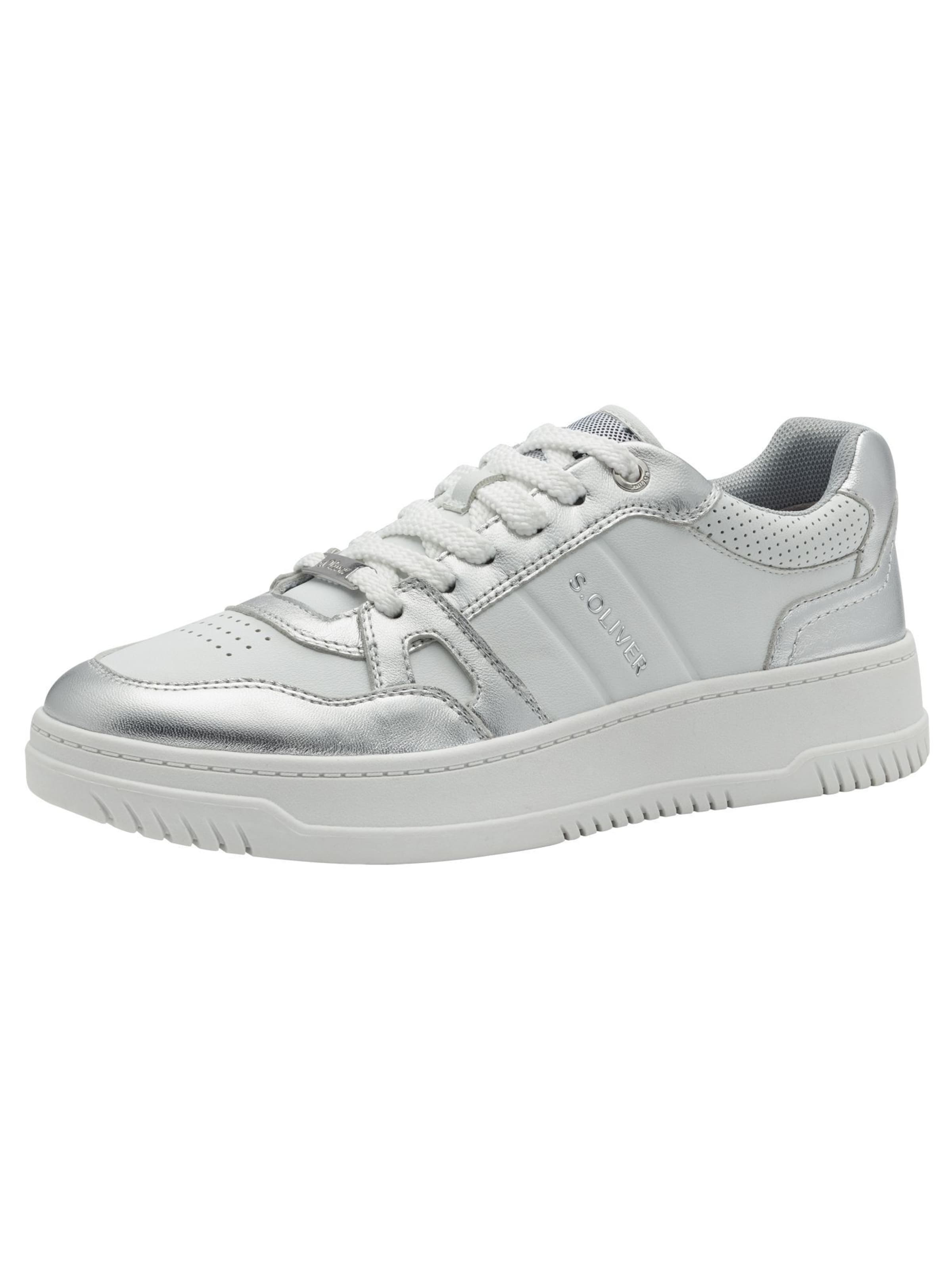 s.Oliver Sneakers in Silver: front