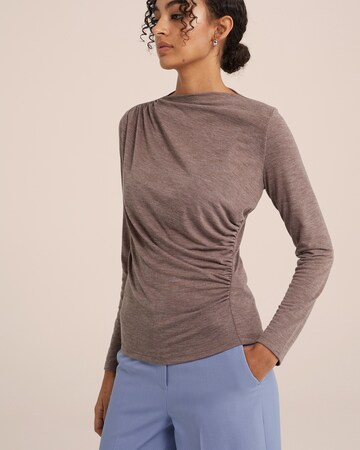 Maglietta di WE Fashion in marrone