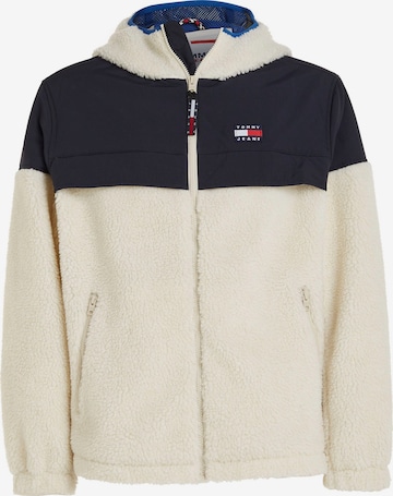 Tommy Jeans Tussenjas in Beige: voorkant