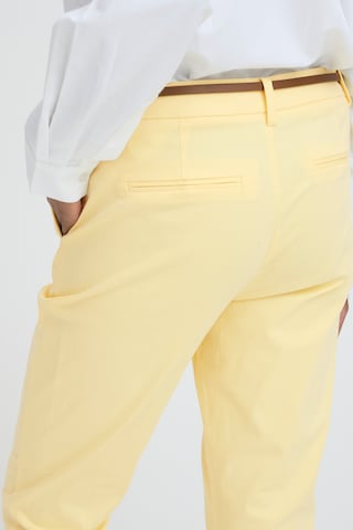 b.young Slimfit Broek 'Days' in Geel