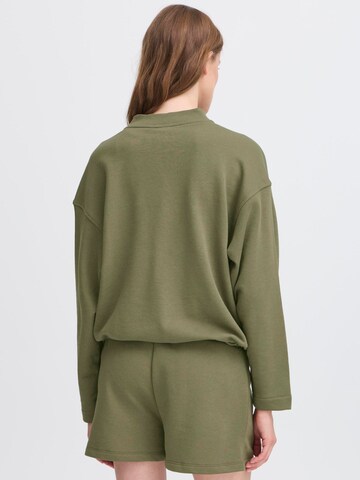 ICHI Sweatvest ' IHMSKYLA CA ' in Groen