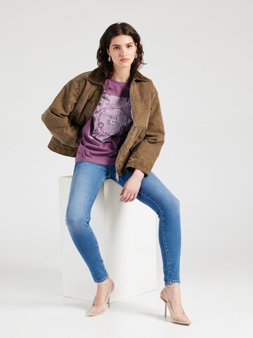 T-shirt WRANGLER en violet