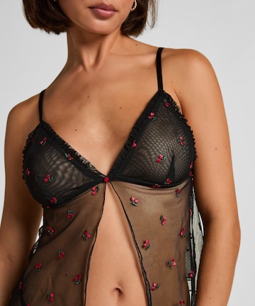 Hunkemöller Negligée in Schwarz